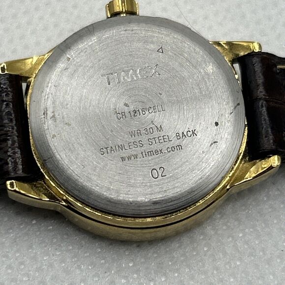 Timex Indiglo Women's watch Classic style Water resistant CR1216CELL leather A+ - Picture 3 of 6